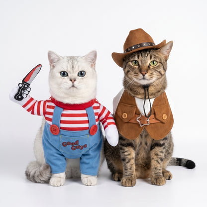 Tiny Costume Club™ Pet Costume – Sheriff & Trouble Doll